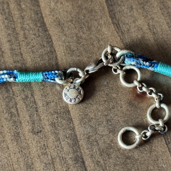 J.Crew Braided Rope Necklace Choker with Rhinestone-Encrusted Bar - Picture 5 of 11